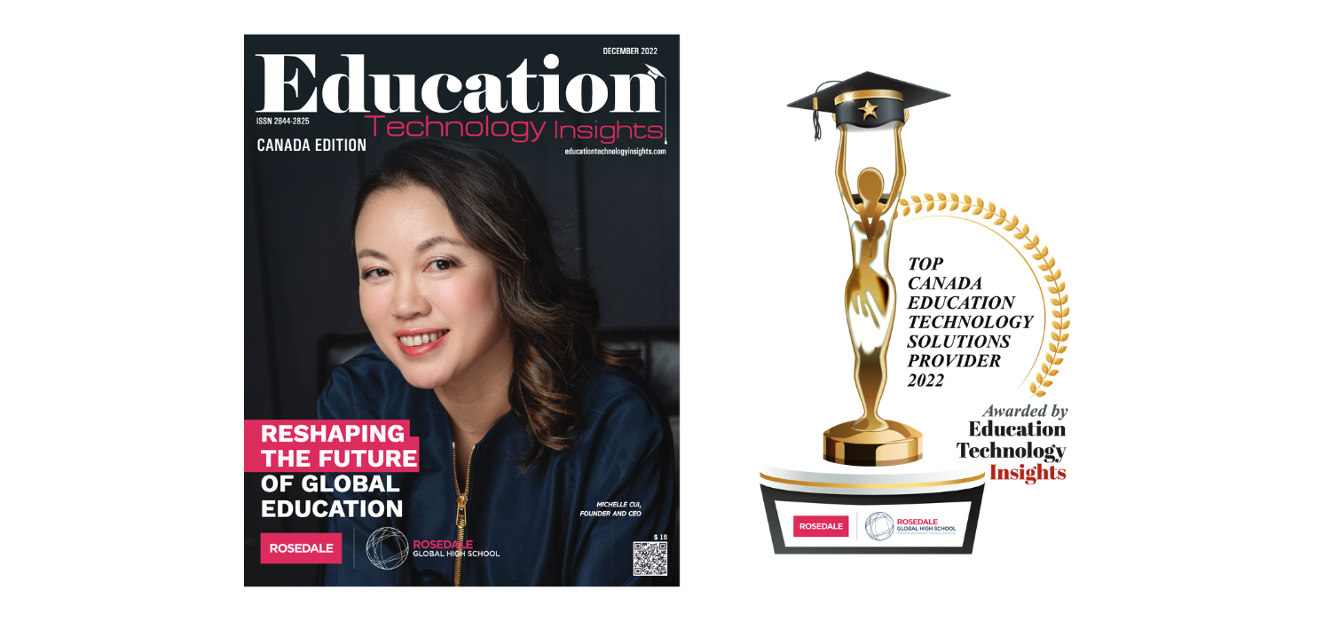 Shifting the landscape of global education: Rosedale named Top 10 Canada Education Technology Solutions Provider