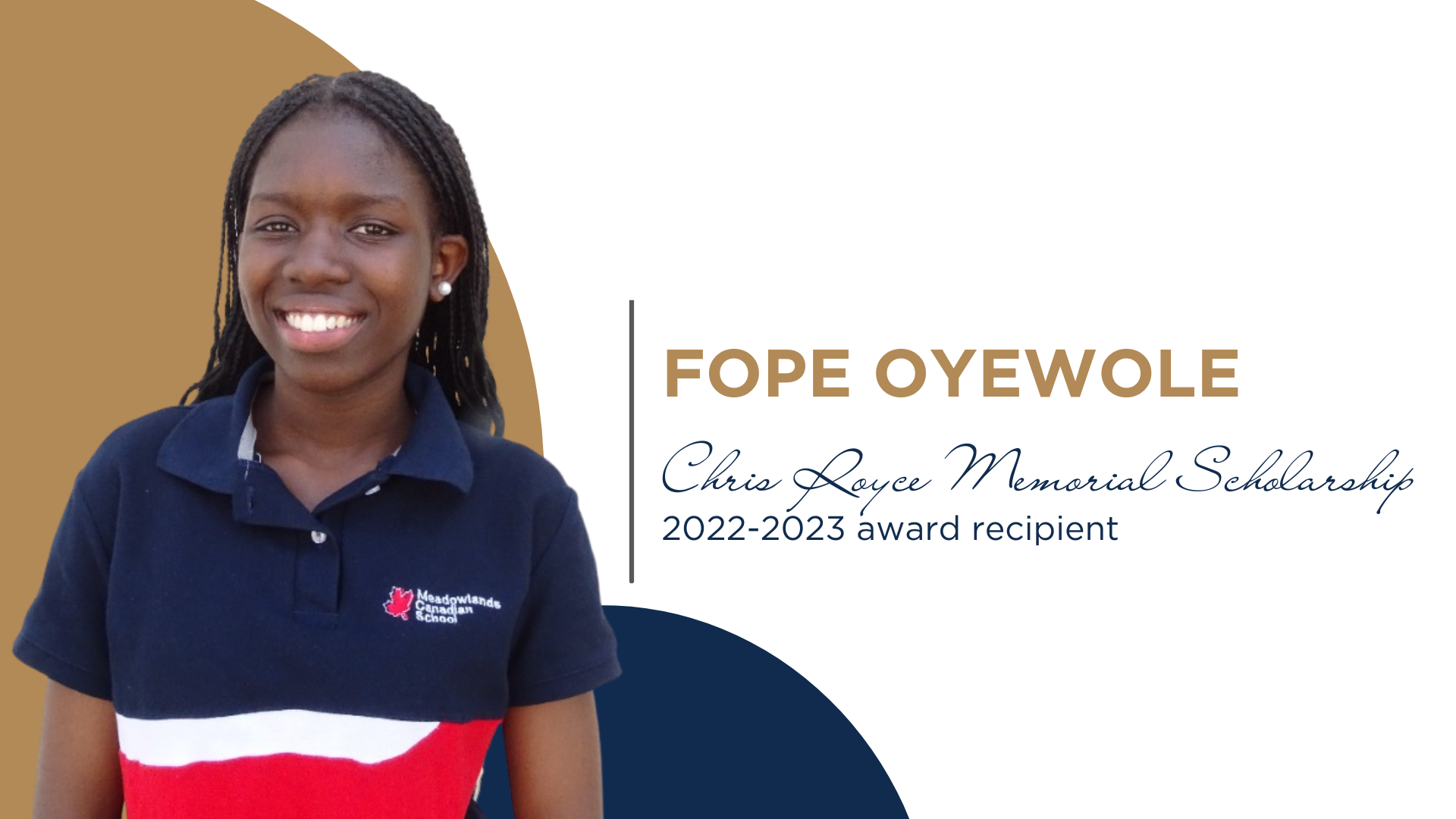 A future path: Driven Grade 12 student finds her footing in project management and supporting her local community